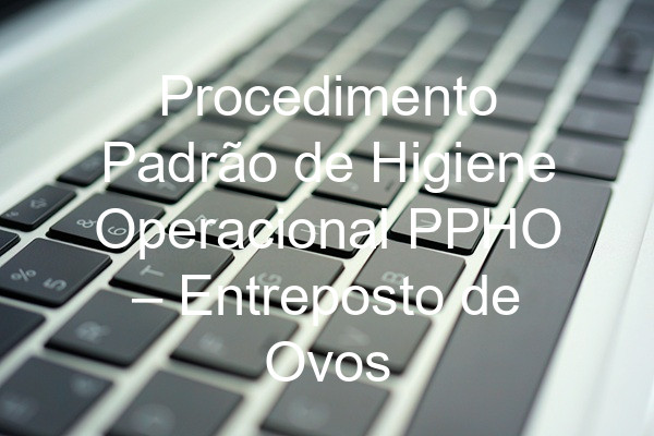 Procedimento Padrão de Higiene Operacional PPHO –  Entreposto de Ovos