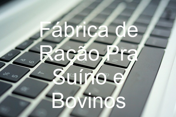 Fábrica de Ração Pra Suíno e Bovinos